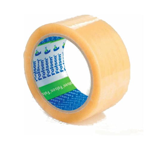 Изображение товара Упаковочная лента Folsen 48ммx66м прозрачная Hot-melt PP 45мк 0421748