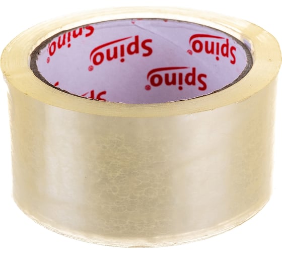 Изображение товара Упаковочная лента SPINO 48ммx66м прозрачная PP 45мк 78010