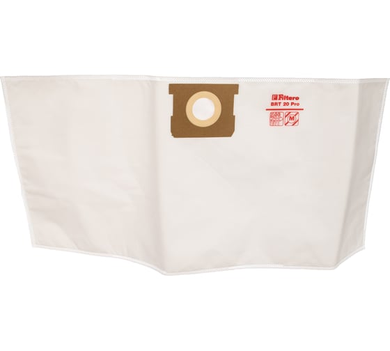 Изображение товара Мешки для пылесоса Bort, Energen, ОБИ, Shop Vac трехслойные синтетические Filtero BRT 20 Pro 30л 5шт 05621