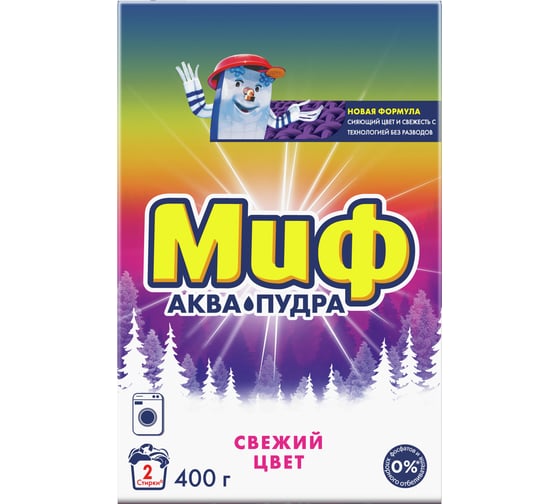 Изображение товара Порошок МИФ СМС автомат, свежий цвет 400 г 700186