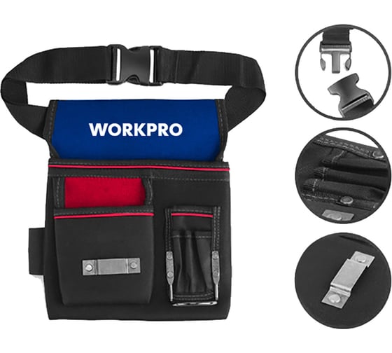Изображение товара Поясная сумка для инструмента WORKPRO WP281017