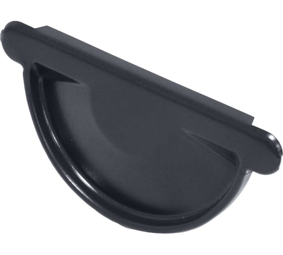 Изображение товара Универсальная торцевая заглушка Grand Line 125 мм, RAL 7024 ШК 379737