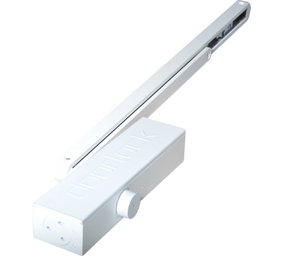 Изображение товара Доводчик со скользящей тягой Doorlock dl340s bc en1-4 белый 75567