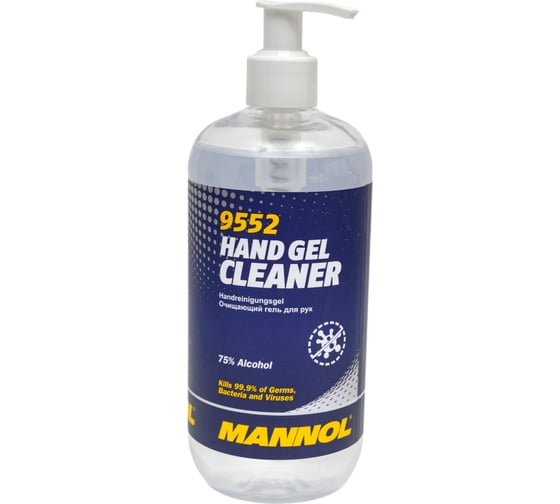 Изображение товара Гель для очистки рук MANNOL HAND GEL CLEANER 480 мл 9552