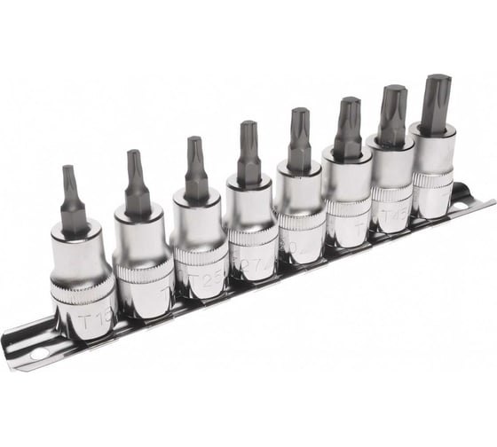 Изображение товара Набор бит-головок 3/8" TORX T15-T50 (8 предметов) JTC H308T