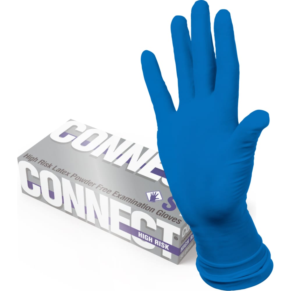Перчатки CONNECT, цвет синий, размер S