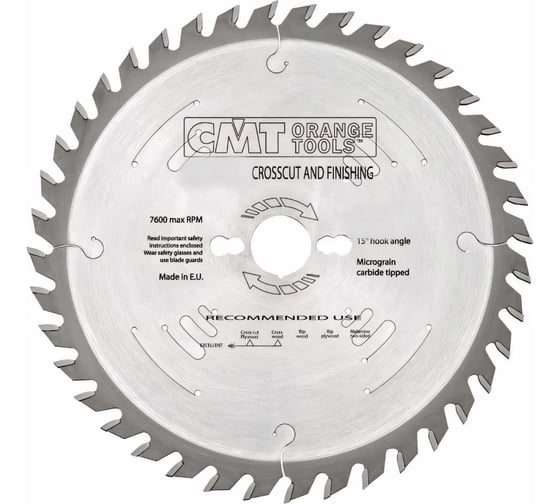 Изображение товара Диск для поперечного пиления (305x30x3,2/2,2 мм; Z72; a=10) ATB CMT 285.072.22M