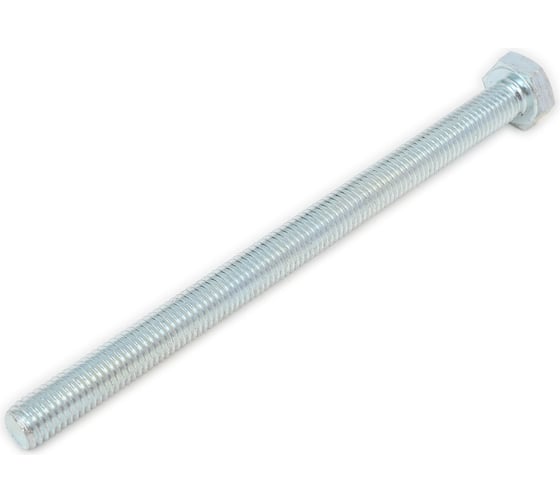 Изображение товара Болт ЦКИ DIN 933, М10x150 мм, 8.8, цинк, SW17, аналог ГОСТ 7798-70, 10 шт. 46329
