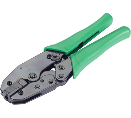 Изображение товара Обжимной инструмент для экранированных коннекторов Cabeus HT-236Q1 RJ-45 (8р8с), короткий корпус, с хвостовиком HS-236Q1