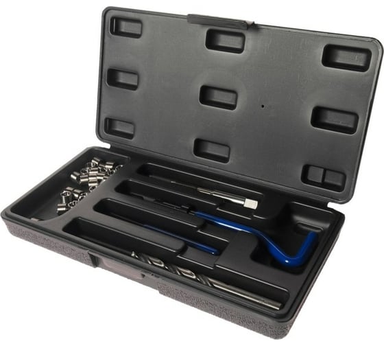 Изображение товара Набор для восстановления резьбы вставки М8x1.25, L=10.8мм, 20шт. 24 предмета JTC -4782 700627