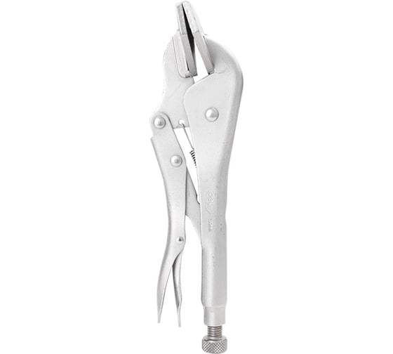 Изображение товара Зажимные клещи DELI ручной зажим с плоскими губками с фиксатором DL20016 250мм захват 35мм, регулировочный винт, углеродистая сталь 112761