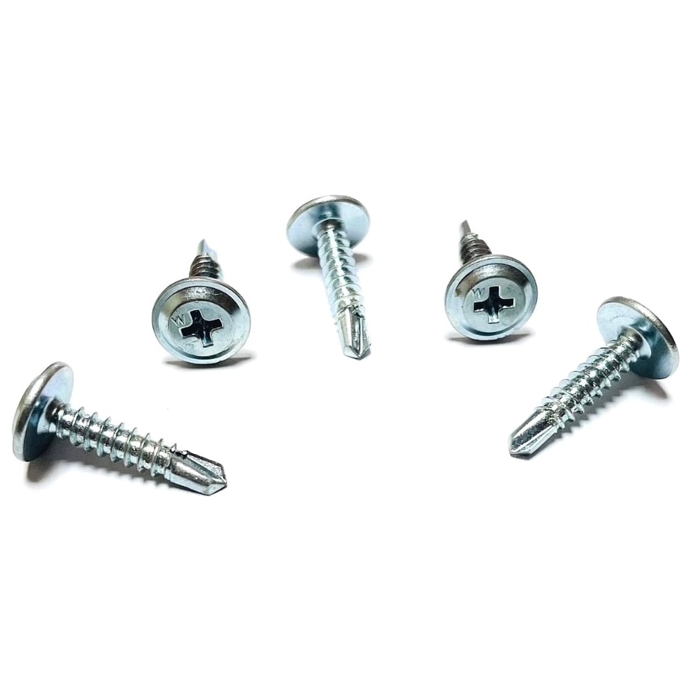 Изображение товара Саморез с пресс-шайбой усиленный HARDWEX ТМ HWX5-T-P5-4.2x16 мм, цинк, 1000 шт. 5190000000379