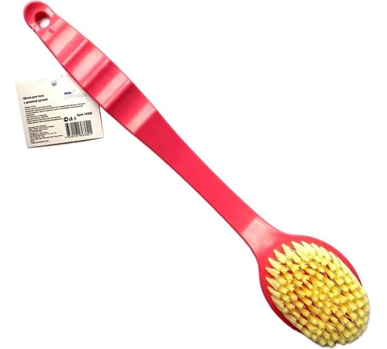 Изображение товара Щетка для тела с длинной ручкой EUROHOUSE 37x7 см 14366