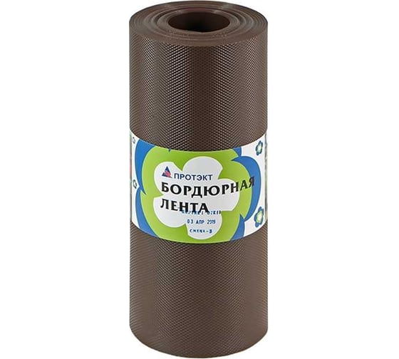 Изображение товара Бордюрная лента ПРОТЭКТ 9 м, коричневая БЛ-30/9 кор