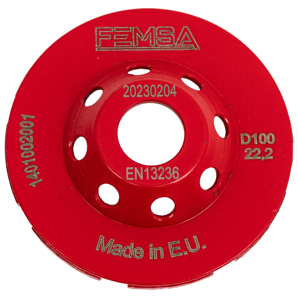 Изображение товара Чашка алмазная двухрядная ST 100 мм FEMSA 1401002001