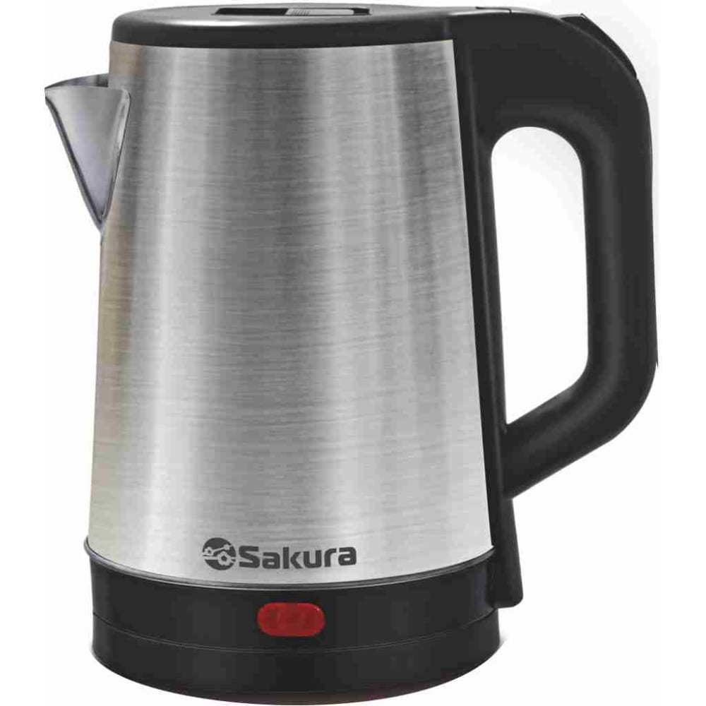 чайник электрический sakura sa 2729dbk 1 7 л прозрачный серебристый Электрический чайник Sakura
