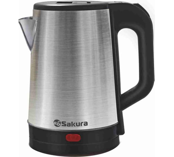 Изображение товара Электрический чайник SAKURA SA-2167BK 1.8 л, нержавеющая сталь, черный РТ-00067896