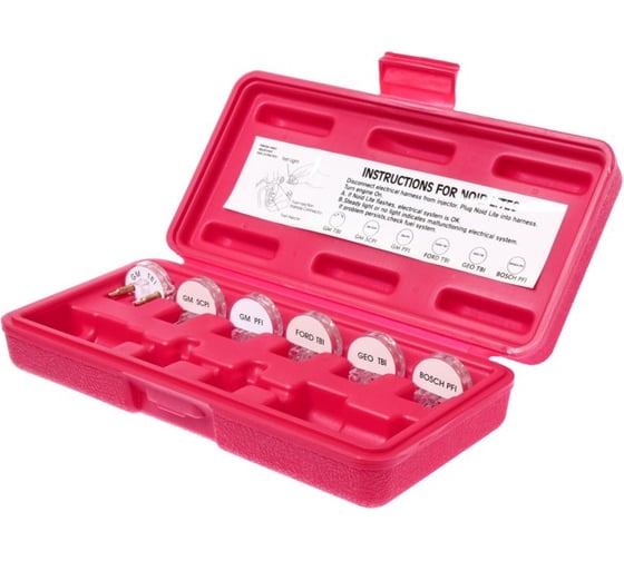 Изображение товара Набор индикаторов для проверки сигналов электронных систем впрыска TBI, PFI, SCPI в кейсе JTC 1009