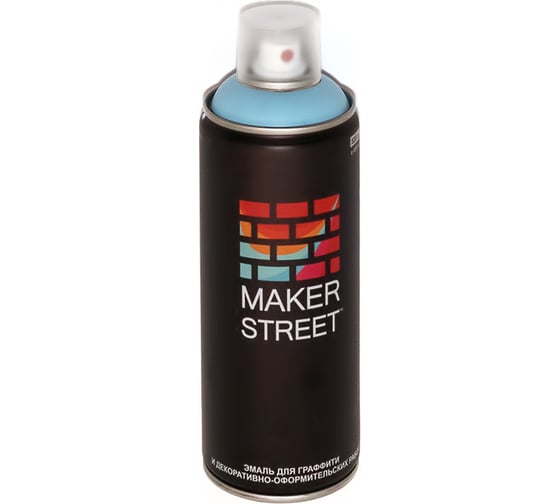 Изображение товара Краска (эмаль) для граффити и декоративно-оформительских работ MAKERSTREET MS400 400 мл, 500 Голубой лед 361121