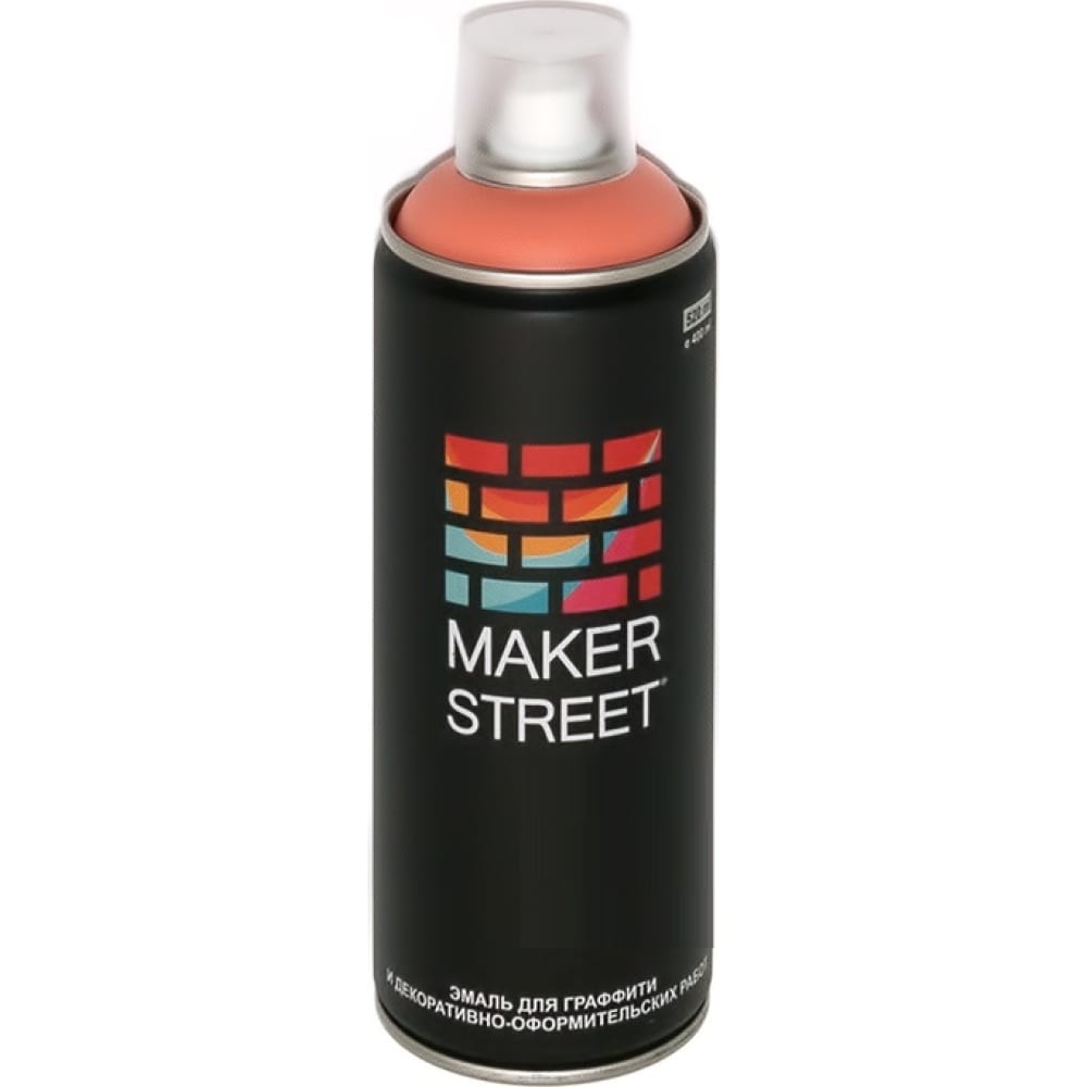 Краска-эмаль для граффити и декоративно-оформительских работ MAKERSTREET краска для граффити arton 400 мл в аэрозоли bozik