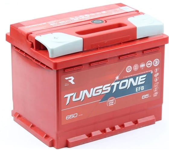 Изображение товара Автомобильный аккумулятор Tungstone Efb 6ст-65.1 65L(1)-L2АК-АК-0