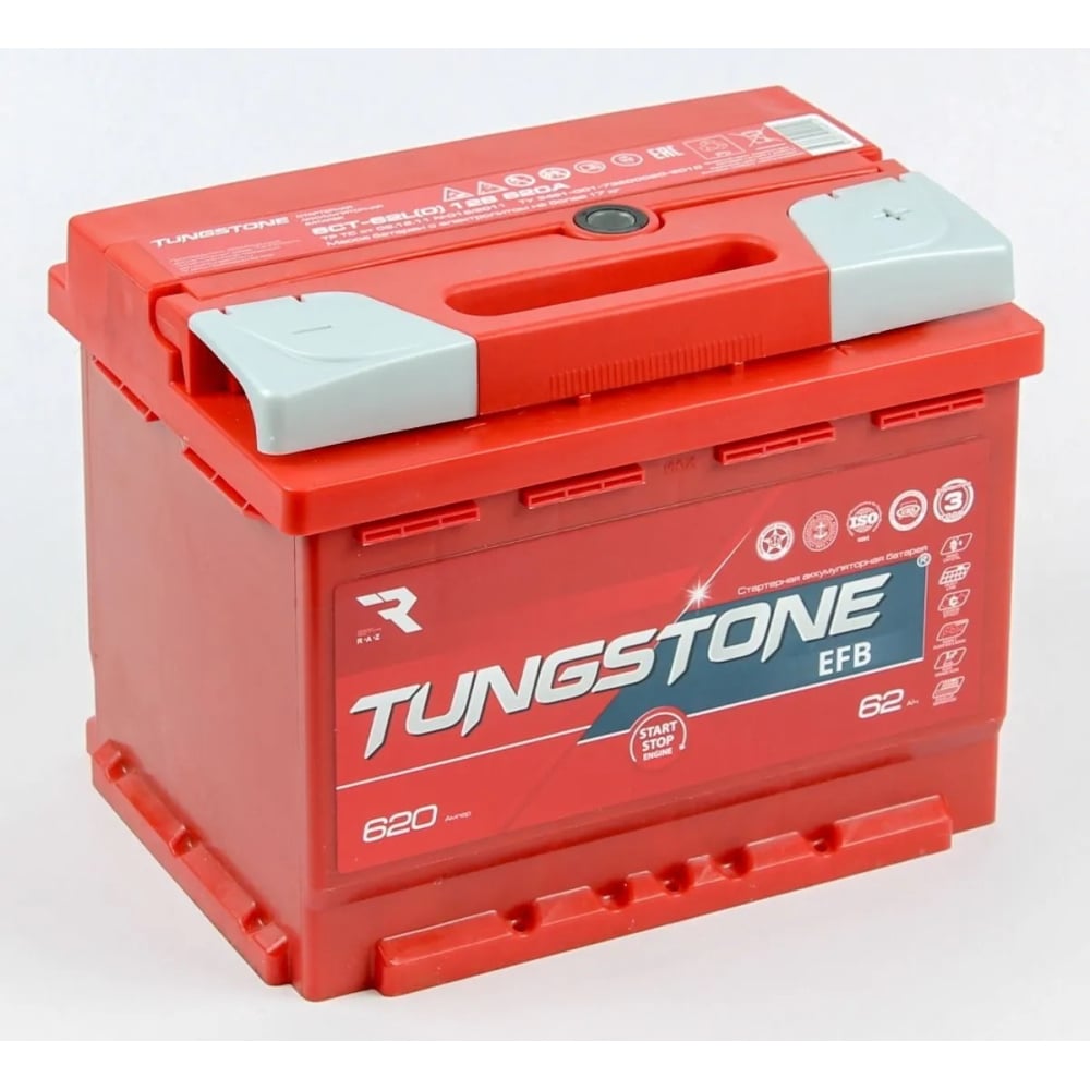 Автомобильный аккумулятор Tungstone автомобильный аккумулятор mutlu asia 75 ач прямая полярность d26r