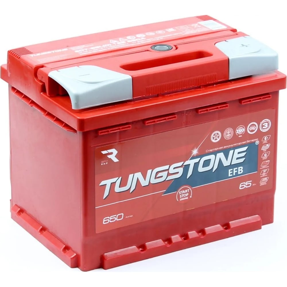 Автомобильный аккумулятор Tungstone автомобильный аккумулятор аком 55 ач обратная полярность l2