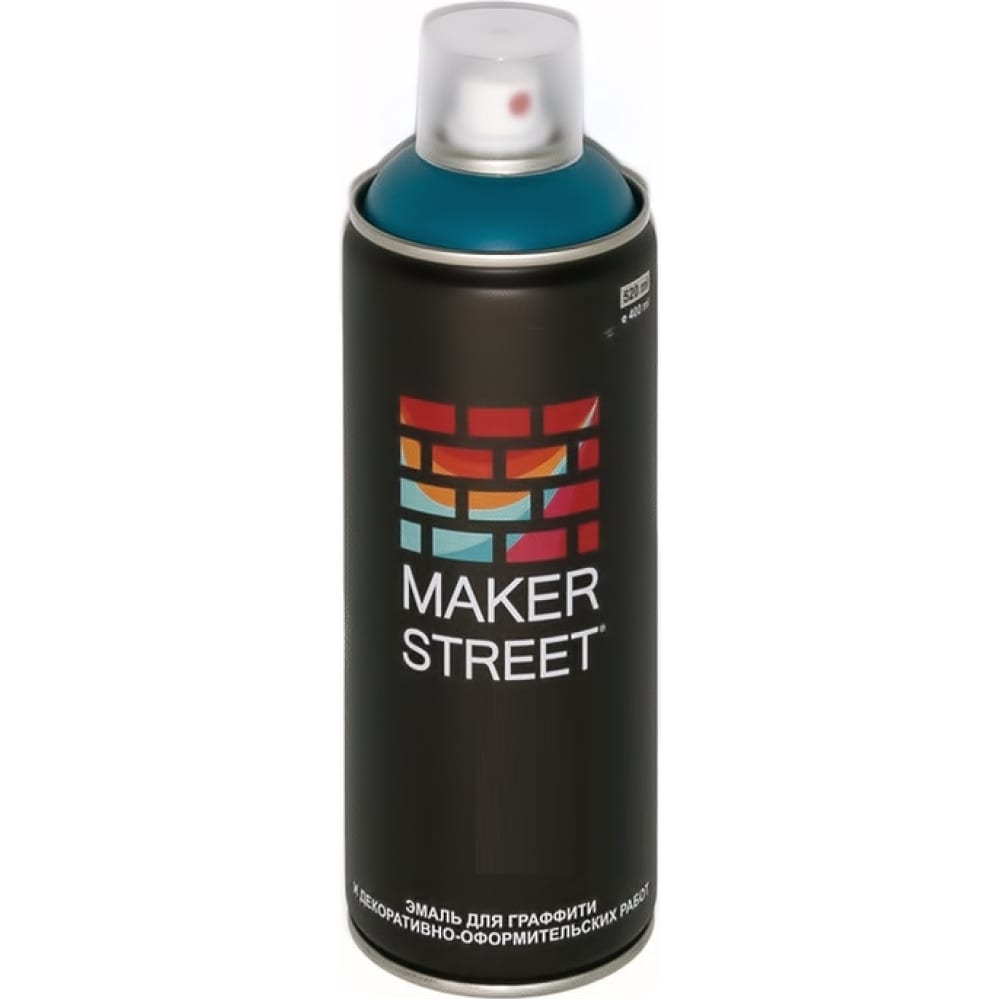 Краска-эмаль для граффити и декоративно-оформительских работ MAKERSTREET краска для граффити arton 400 мл в аэрозоли granit