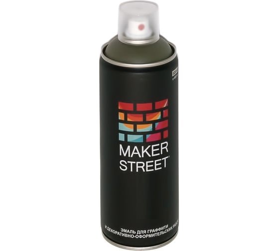 Изображение товара Краска (эмаль) для граффити и декоративно-оформительских работ MAKERSTREET MS400 400 мл, 703 Серо-коричневый 361186