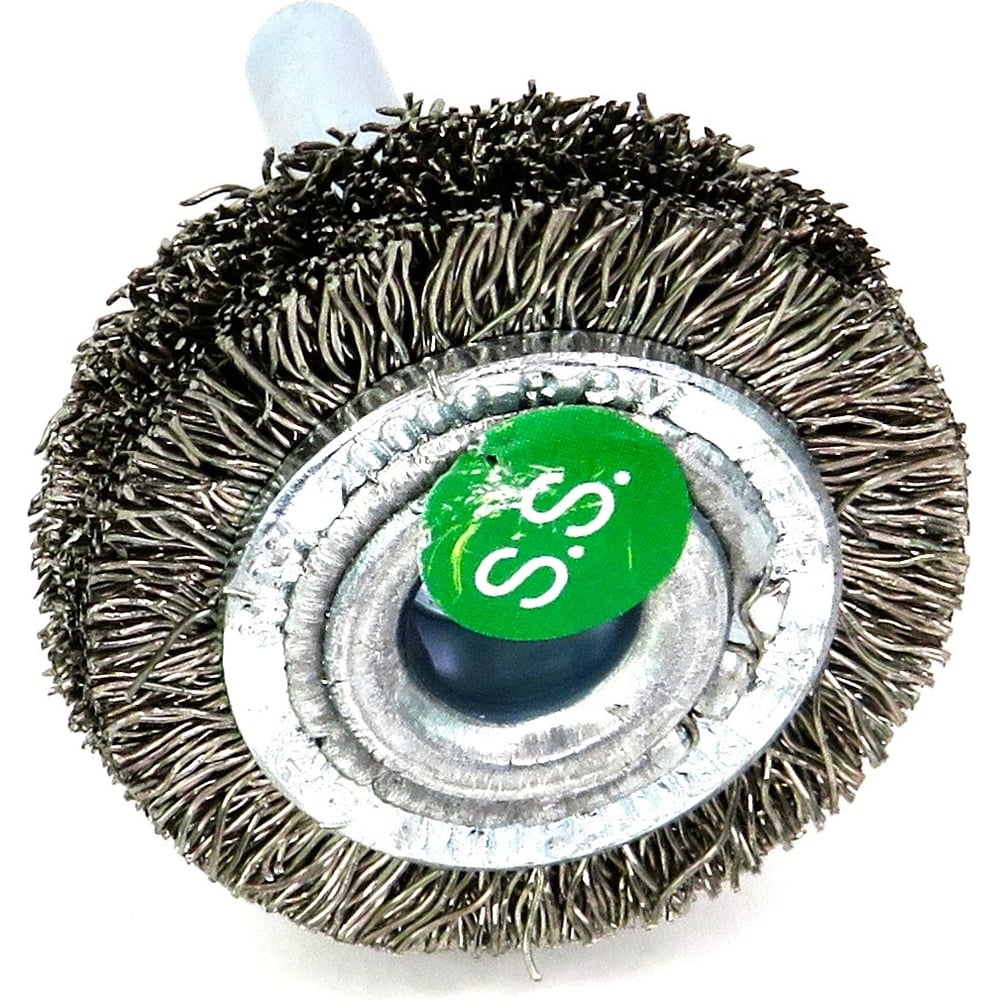 Изображение товара Дисковая щетка для дрели EuroBrush 30x10 мм, нержавеющая сталь
