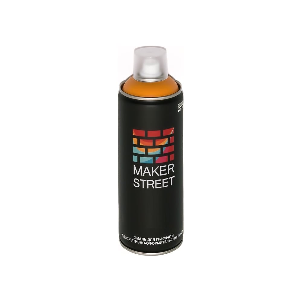 Изображение товара Эмаль для граффити MAKERSTREET MS400, акриловая, 400 мл, темно-желтая