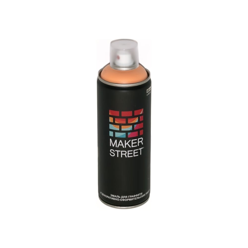 Краска-эмаль для граффити и декоративно-оформительских работ MAKERSTREET краска для граффити arton 400 мл в аэрозоли menthol