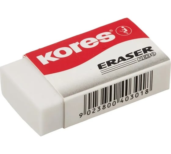 Изображение товара Ластик Kores ke-30 40x21x10 мм, в ассортименте 1536757
