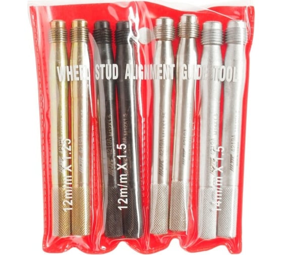 Изображение товара Направляющие для монтажа колеса шпильки JTC 12 ммх1.5, 12 ммх1.25, 12 ммх1.75, 14 ммх1.5 (8 шт.) JTC-4219