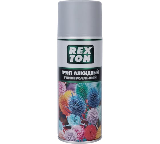 Изображение товара Алкидный универсальный грунт REXTON серый, аэрозоль RT140.20