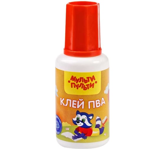 Изображение товара Клей ПВА Мульти-Пульти 20 г, с кисточкой, КЛ28638 КЛ_28638