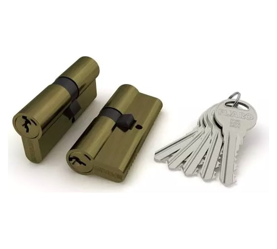 Изображение товара Цилиндровый механизм FUARO (100 ZA/70) 1000ZAKey70(30+10+30) AB бронза 5Key 41001