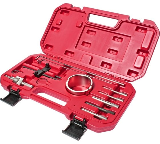 Изображение товара Набор инструментов для обслуживания дизельного двигателя CITROEN, PEUGEOT (11 предметов в кейсе) JTC 4845