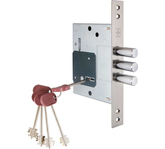 Изображение товара Врезной сувальдный замок MOTTURA Project DP25.170, ключ 50 мм 41923