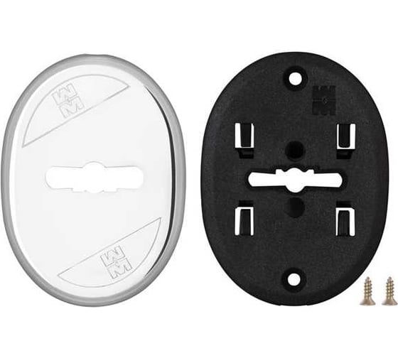 Изображение товара Накладка на сувальдный замок MOTTURA овальная 95.323 (матовый хром), 1 шт 5512