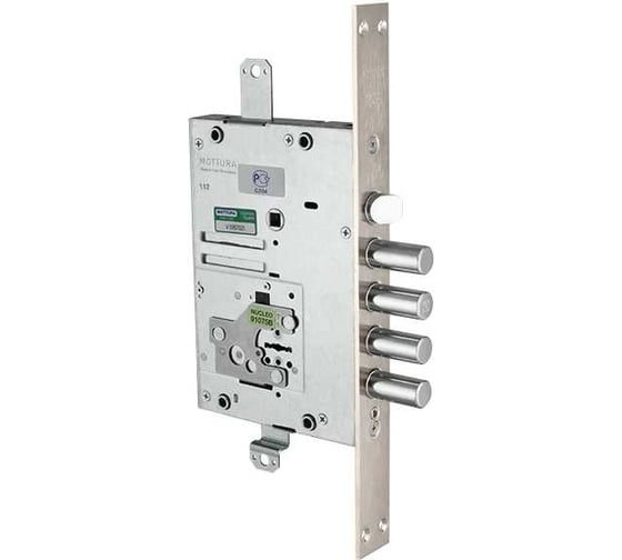 Изображение товара Врезной сувальдный замок MOTTURA с защёлкой 52.J535M-S MyKey левый, ключ 60 мм, без накладок 33445