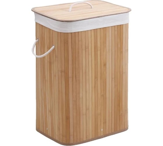 Изображение товара Корзина для белья Homium for Home, Eco, размер 40x30x60 см, квадратная laundry3