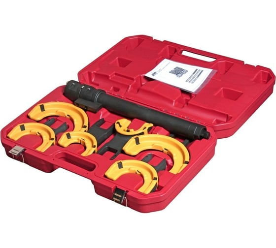 Изображение товара Набор инструментов для стяжки пружин с пневмоприводом (3 пары захватов, в кейсе) JTC 4274