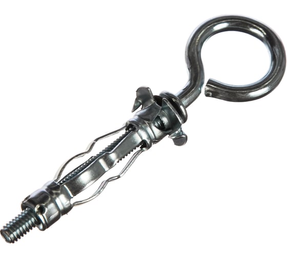 Изображение товара Металлический дюбель КРЕП-КОМП МОЛЛИ с кольцом 4х32 100шт мло432