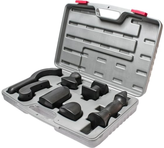 Изображение товара Набор оправок рихтовочных прорезиненных JTC в кейсе 7 предметов, 2554 687161