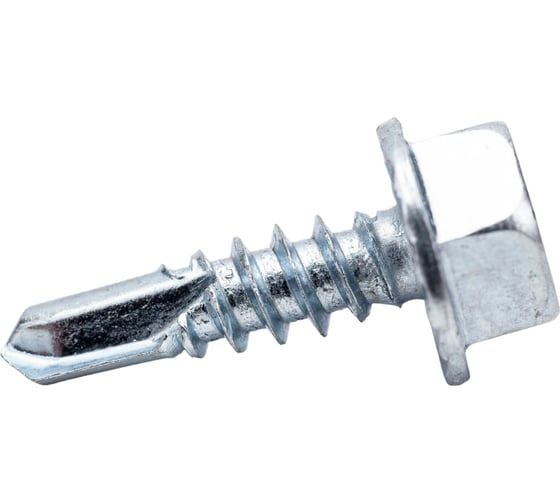 Изображение товара Саморез со сверлом КРЕП-КОМП PT-3 без шайбы для фасадных систем 4,8х16 500шт сф4816ф