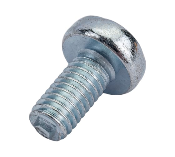 Изображение товара Винт КРЕП-КОМП полуцилиндрическая головка цинк DIN7985 6х12 400шт вц612ф