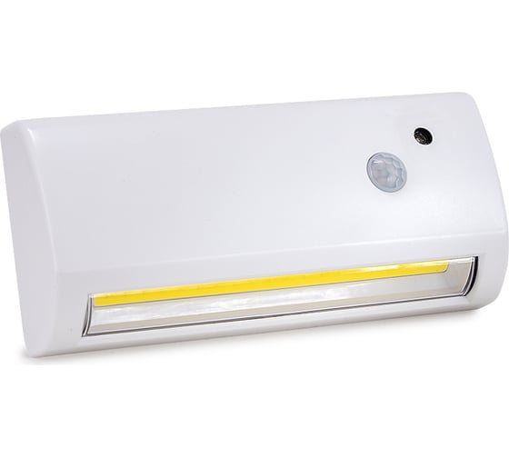 Изображение товара Светильник-фонарь Лючия Ночной маяк S-100 cob 100лм 6000k, 2 режима, датчик освещения/движения, на 4xАА 4606400207825