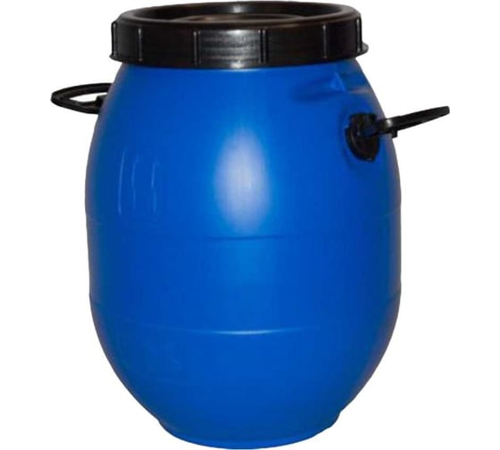 Изображение товара Бочка с винтовой крышкой FORT синяя, полиэтилен, 40 л 00501450938 58640