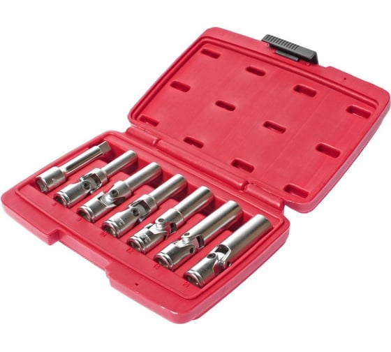 Изображение товара Набор съемников свечей накаливания для дизельных двигателей 3/8" 8-16 мм (7 предметов) JTC 4737